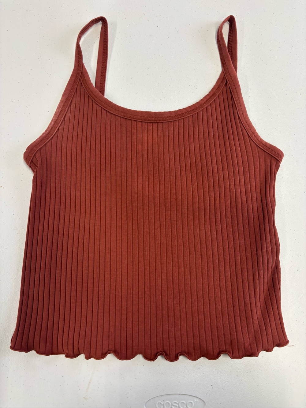 Old Navy Ribbed Camisole in Rust Brown